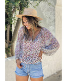 Asa Floral Boho Peasant Top - miamidrugpossession