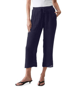 Ashton Pull On Pant Double Gauze Admiral - miamidrugpossession