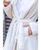 Aspen Faux Shearling Belted Coat Winter White - miamidrugpossession