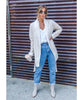 Aspen Faux Shearling Belted Coat Winter White - miamidrugpossession