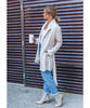 Aspen Faux Shearling Belted Coat Winter White - miamidrugpossession