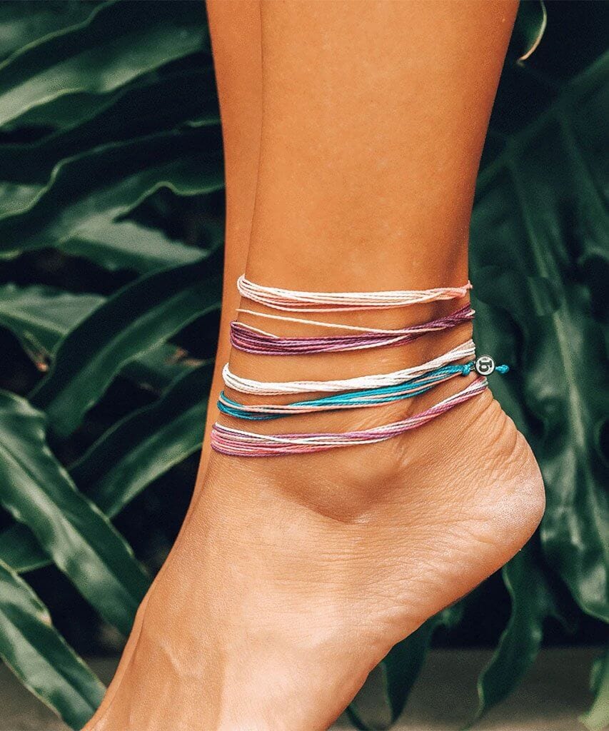 Assorted Anklets - PINK ARROWS