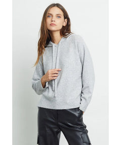 Aster Cashmere Hoodie Heather Grey - clearpathherbicide