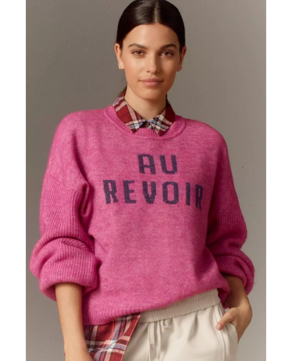 Au Revoir Sweater Pink - PINK ARROWS