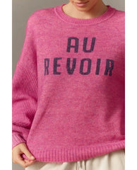 Au Revoir Sweater Pink - PINK ARROWS