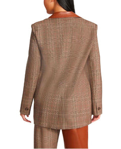 Audrey Vegan Blazer Chicory Coffee - clearpathherbicide