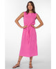 Aurelle Sleeveless Pink Midi Dress - clearpathherbicide