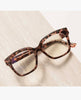 Ava Beige Tortoise Blue Light Reading Glasses 2.0 - miamidrugpossession