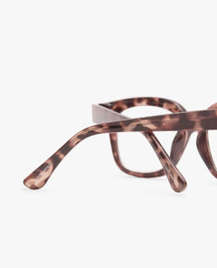 Ava Beige Tortoise Blue Light Reading Glasses 2.0 - PINK ARROWS