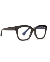 Ava Black Blue Light Reading Glasses 1.25 - PINK ARROWS