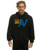 Aviator Nation Logo Hoodie Relaxed Black - clearpathherbicide