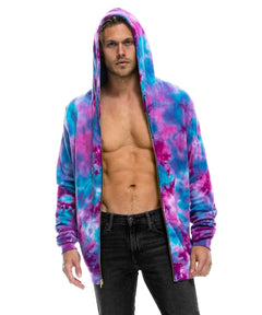 Aviator Nation Tie Dye Zip Hoodie - clearpathherbicide