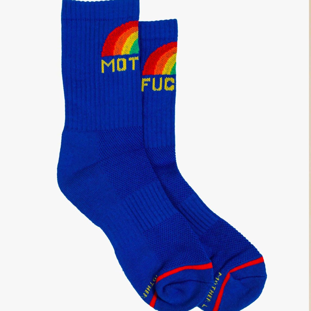 Baby Steps Socks Mother F*cker Rainbow - clearpathherbicide