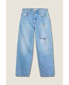 Baggy Dad Medium Indigo Destructed - clearpathherbicide