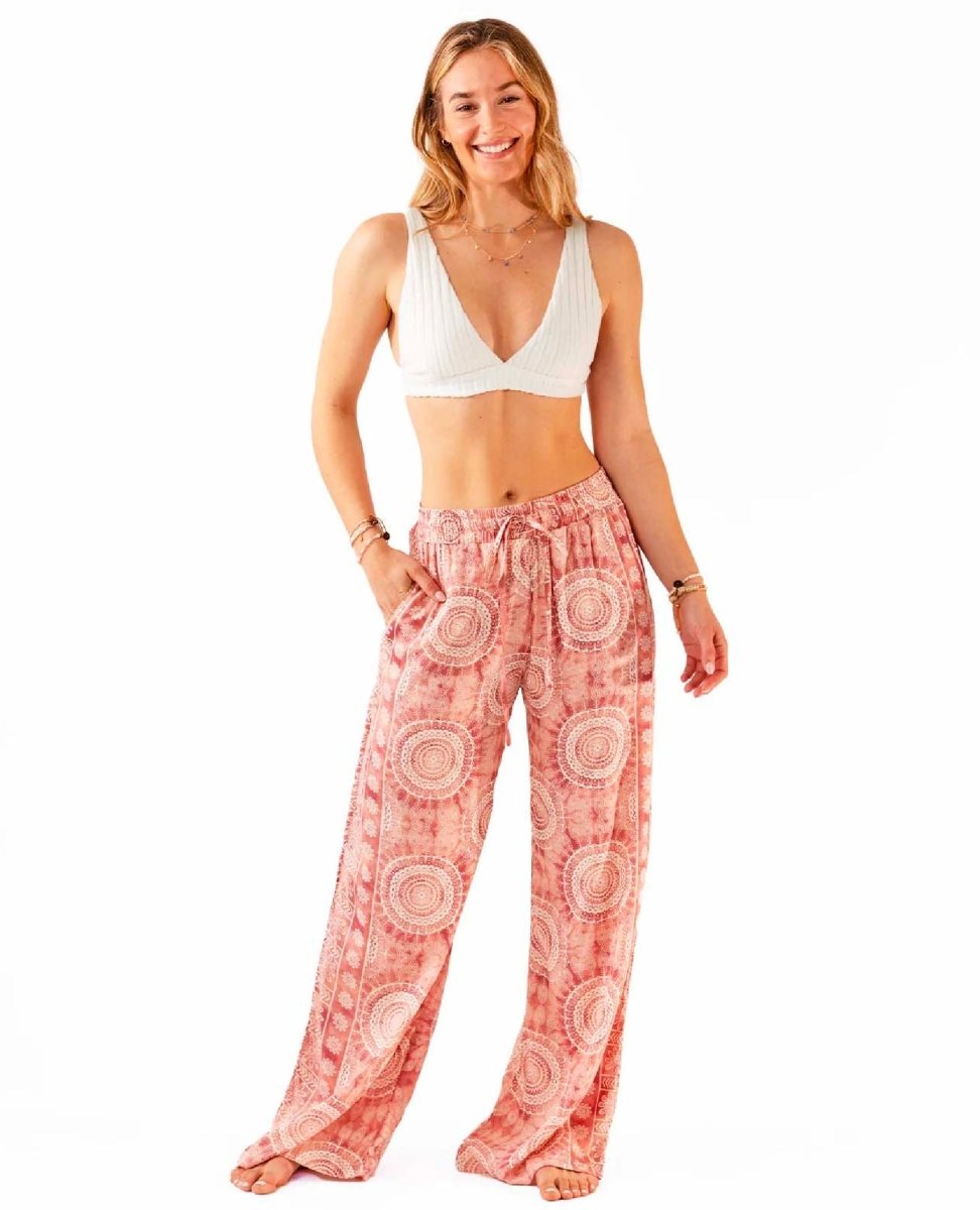 Baja Wide Leg Drawstring Pants - miamidrugpossession