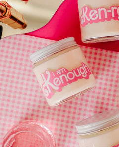 Barbie - I Am Kenough Candle - Cream - miamidrugpossession