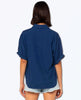 Barley Blue Short Sleeve Blouse - clearpathherbicide