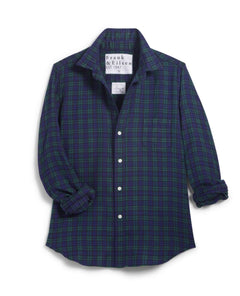 Barry Tailored Navy Black Green Plaid - miamidrugpossession