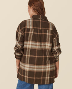 Basecamp Flannel Chocolate - miamidrugpossession