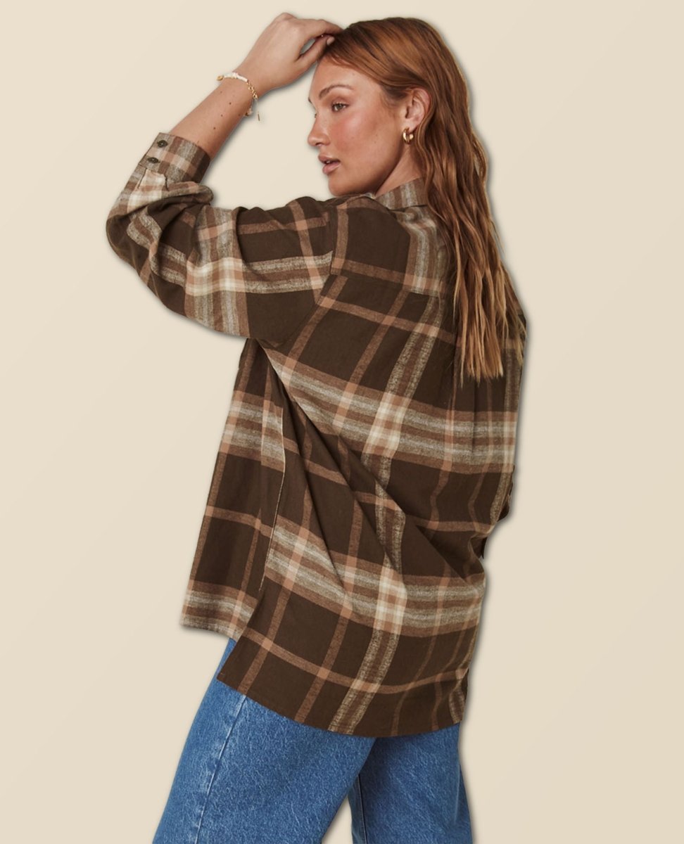 Basecamp Flannel Chocolate - miamidrugpossession