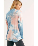 Be Free Tie Dye Cotton Candy LS - miamidrugpossession