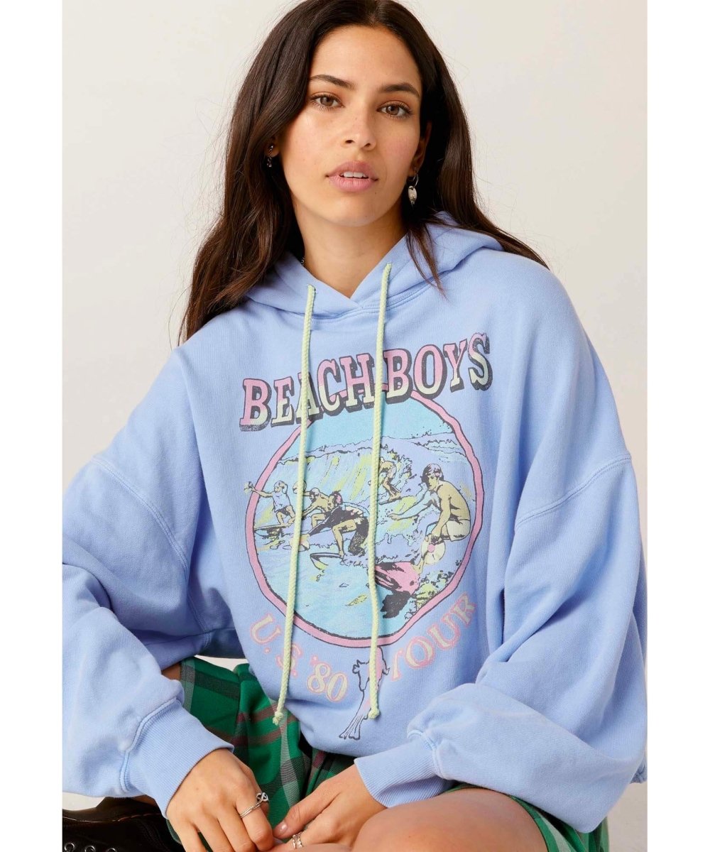 Beach Boys US '80 Tour Oversized Hoodie - clearpathherbicide