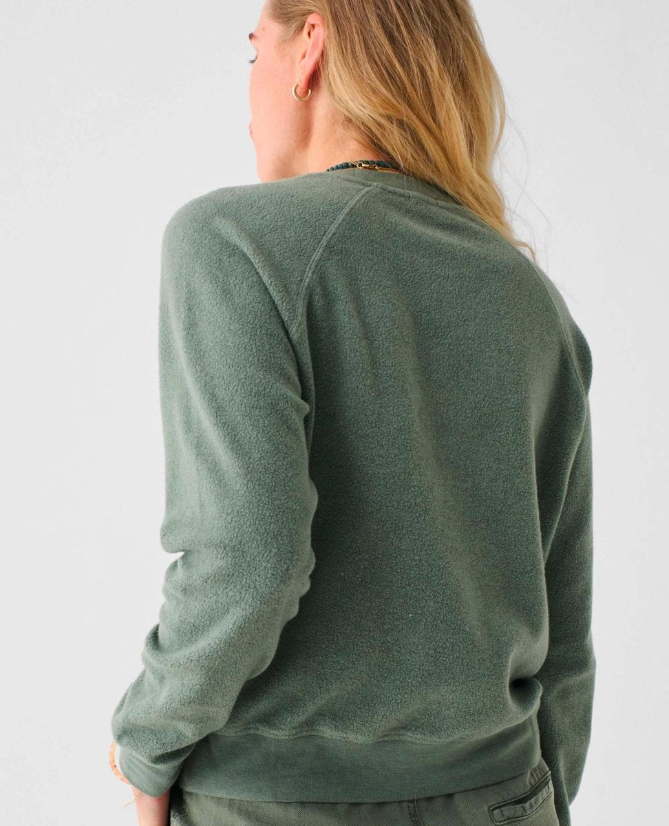 Beach Fleece Crew Sea Spray - miamidrugpossession