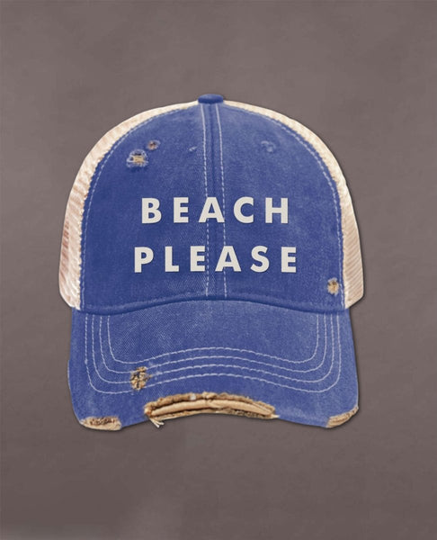 Beach Please Trucker Hat - PINK ARROWS