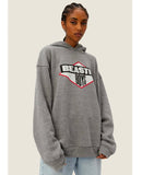 Beastie Boys Logo Oversized Hoodie - miamidrugpossession