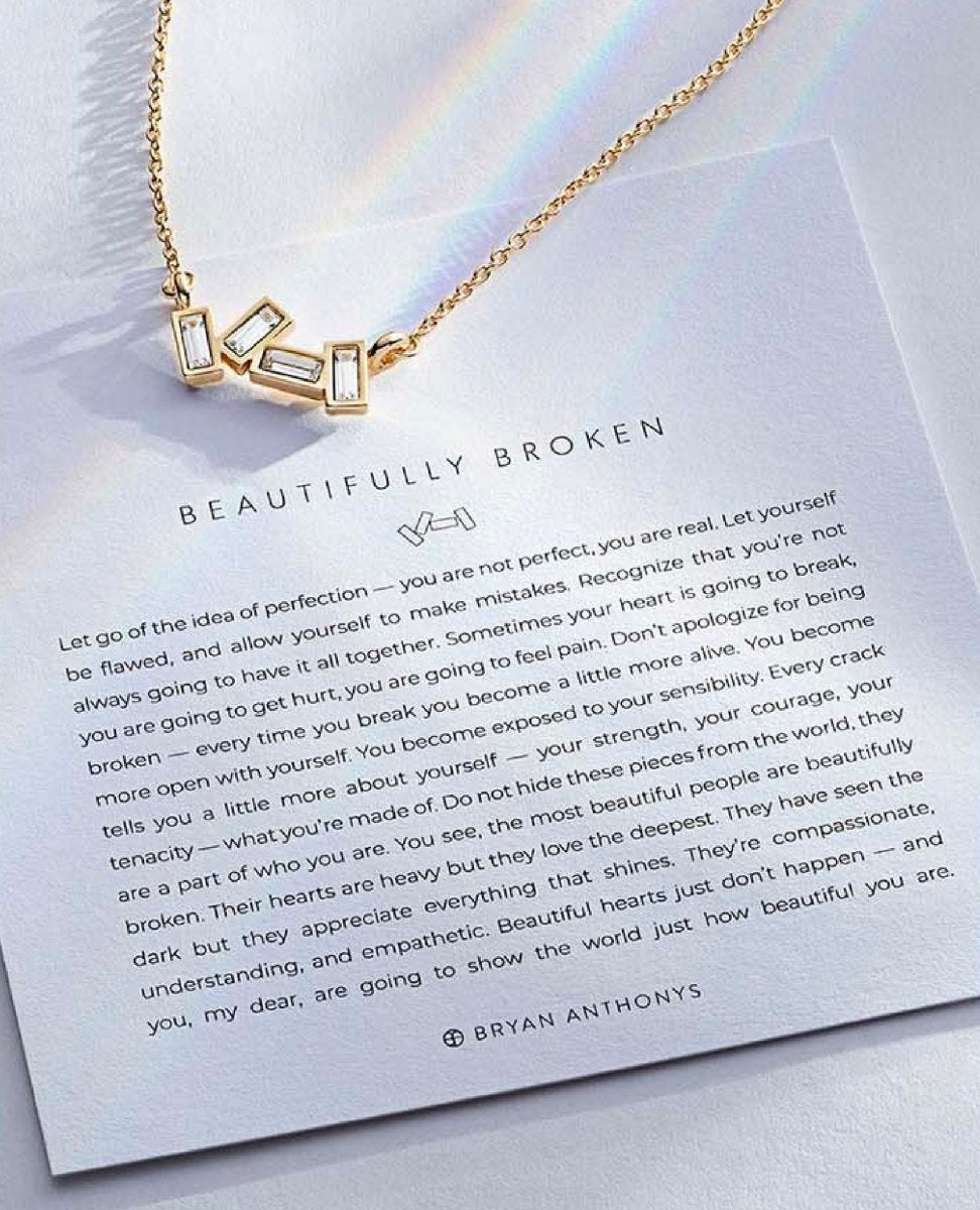 Beautifully Broken Necklace 14k Gold - clearpathherbicide