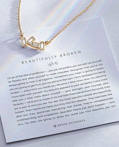 Beautifully Broken Necklace 14k Gold - miamidrugpossession