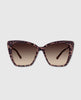 Becky II Leopard Tortoise Brown Gradient Sunglasses - clearpathherbicide