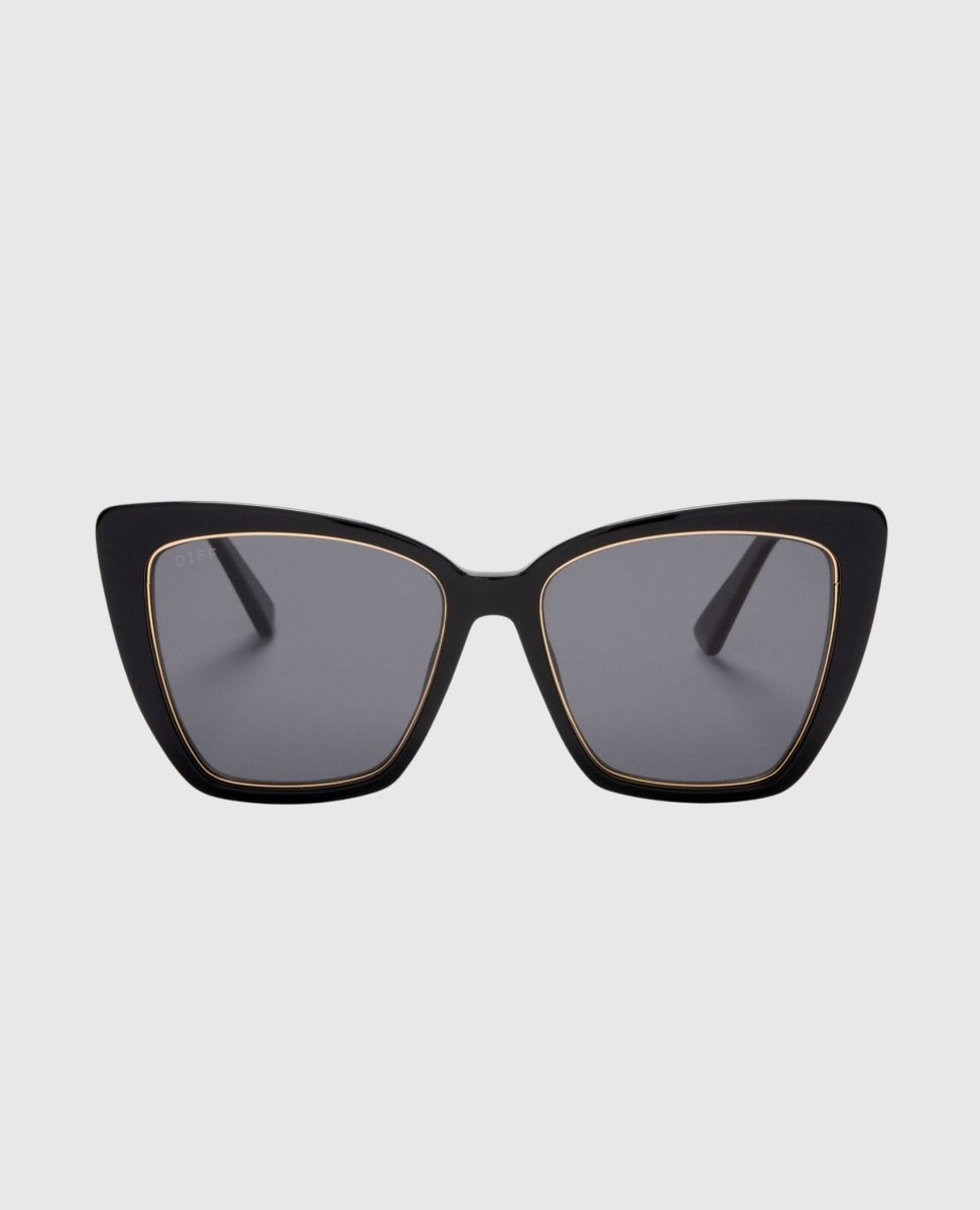 Becky IV Black Grey Polarized Sunglasses - miamidrugpossession