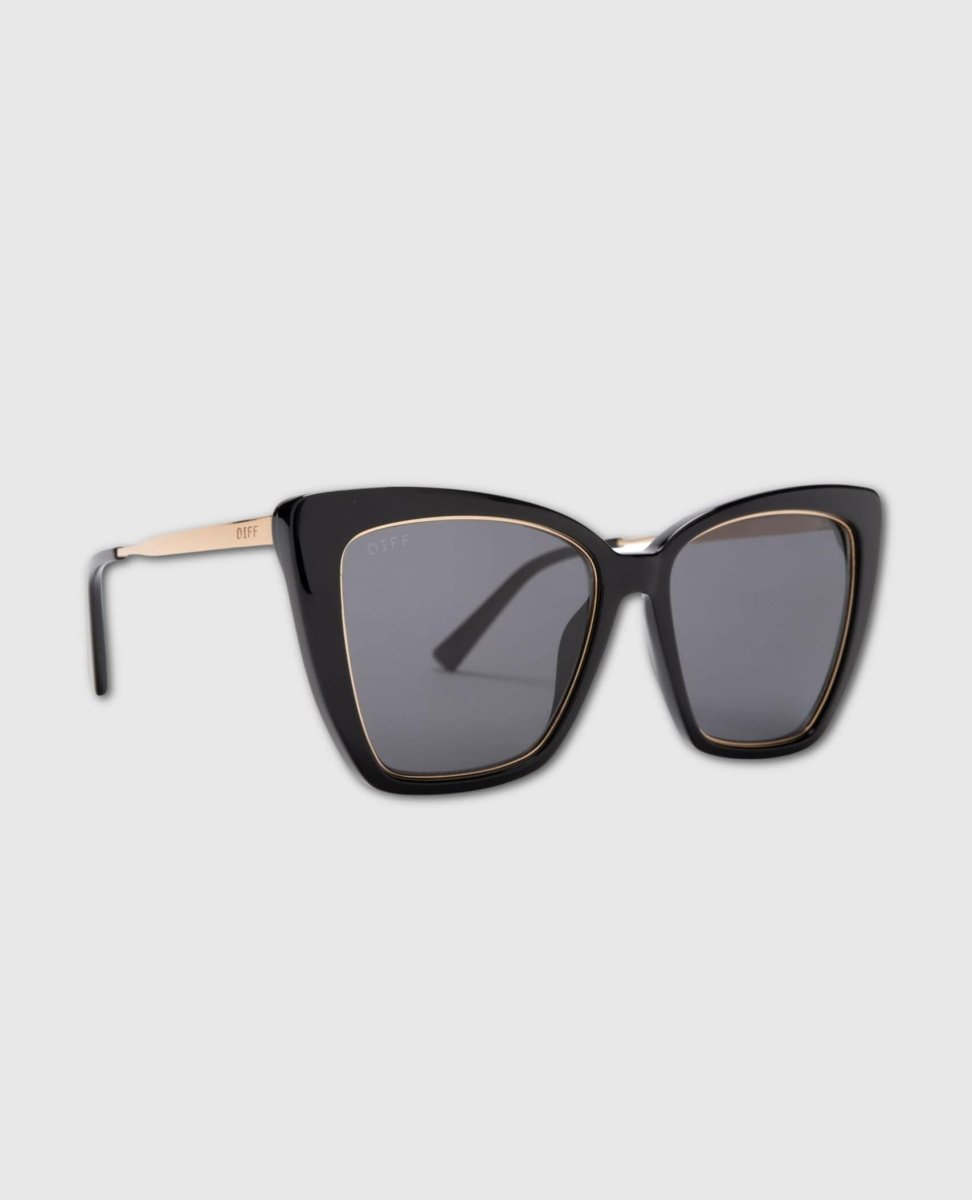 Becky IV Black Grey Polarized Sunglasses - miamidrugpossession