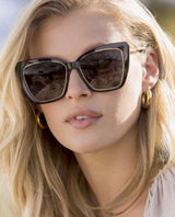 Becky IV Black Grey Polarized Sunglasses - miamidrugpossession