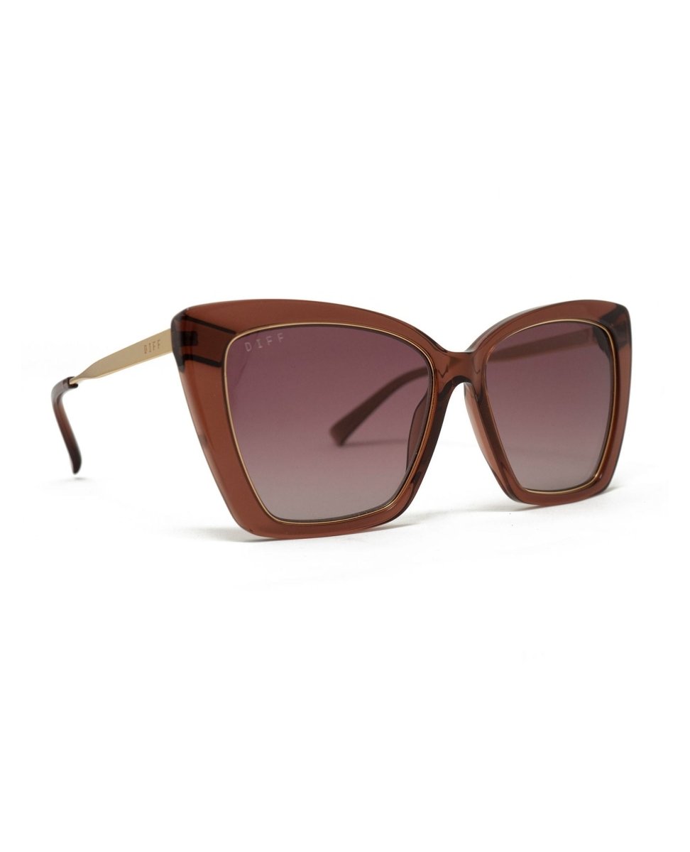 Becky IV Deep Amber Terracotta Polarized - miamidrugpossession