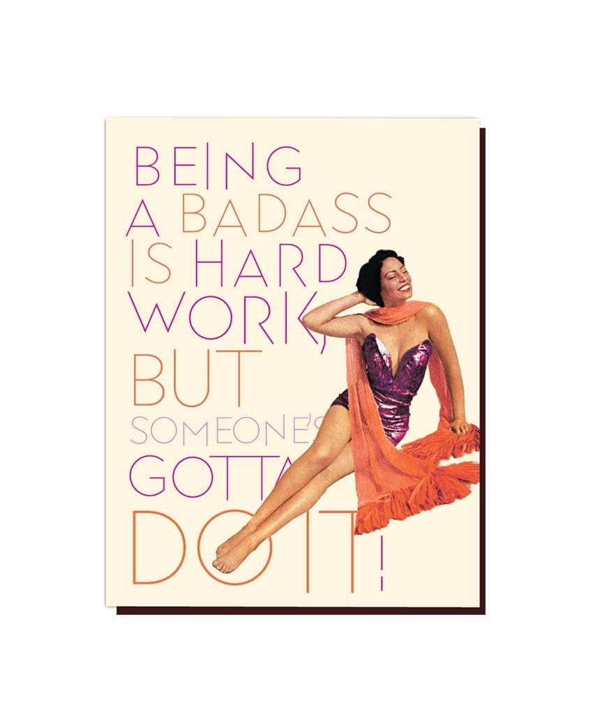 Being a Badass Cream Card - miamidrugpossession