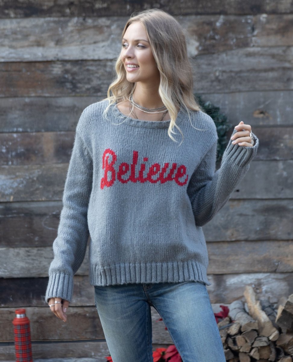 Believe Pullover Cement Red - miamidrugpossession