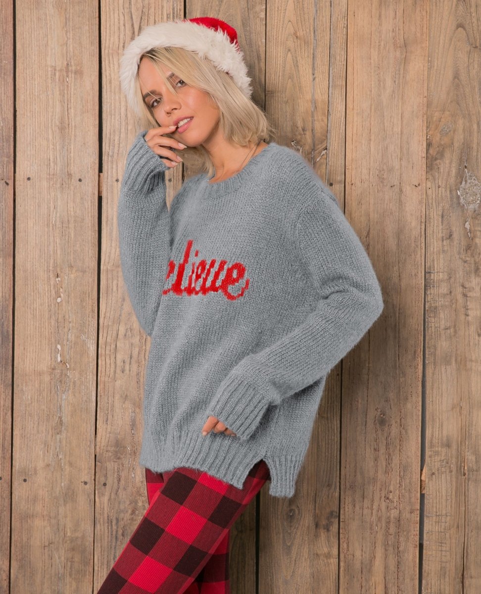 Believe Pullover Cement Red - miamidrugpossession