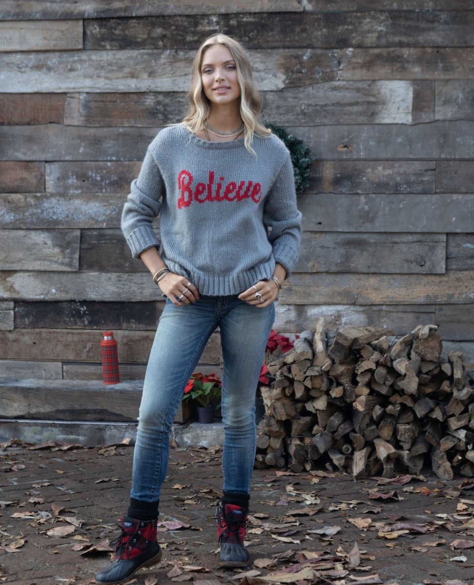 Believe Pullover Cement Red - miamidrugpossession