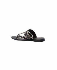 Bella Caia Crochet Sandals Black - PINK ARROWS