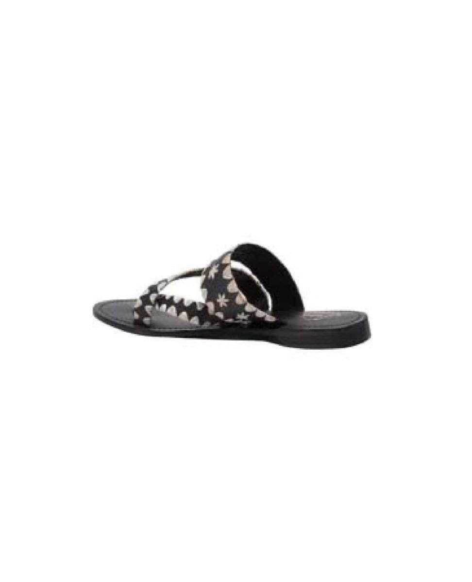 Bella Caia Crochet Sandals Black - miamidrugpossession