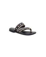 Bella Caia Crochet Sandals Black - PINK ARROWS