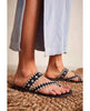 Bella Caia Crochet Sandals Black - clearpathherbicide