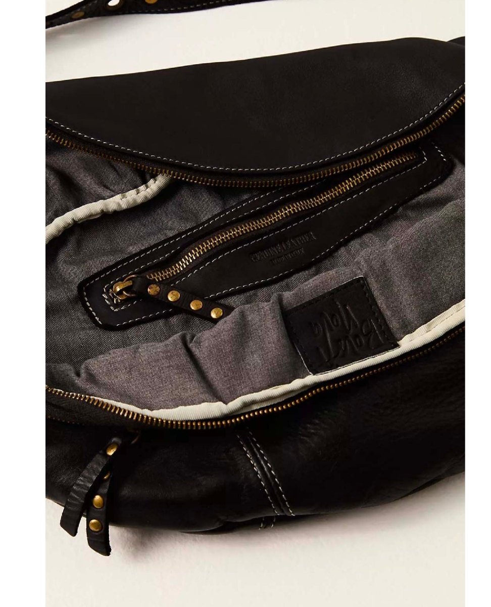 Bella Large Crossbody Belt Bag Black - clearpathherbicide