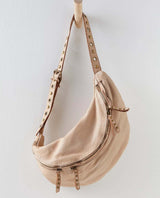 Bella Large Crossbody Belt Bag Bone - PINK ARROWS