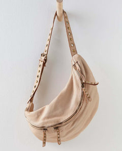 Bella Large Crossbody Belt Bag Bone - miamidrugpossession