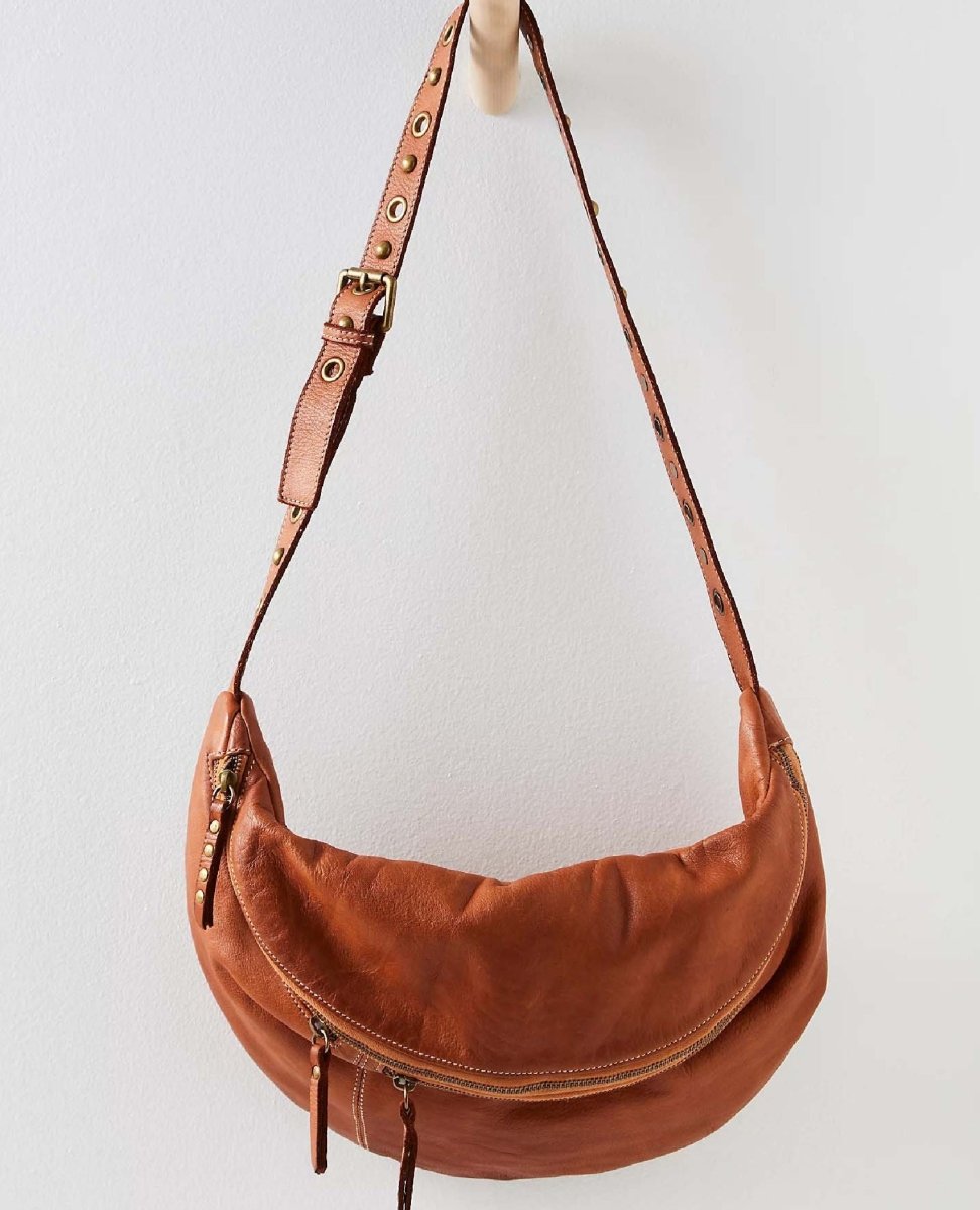 Bella Large Crossbody Cognac (Copy) - PINK ARROWS