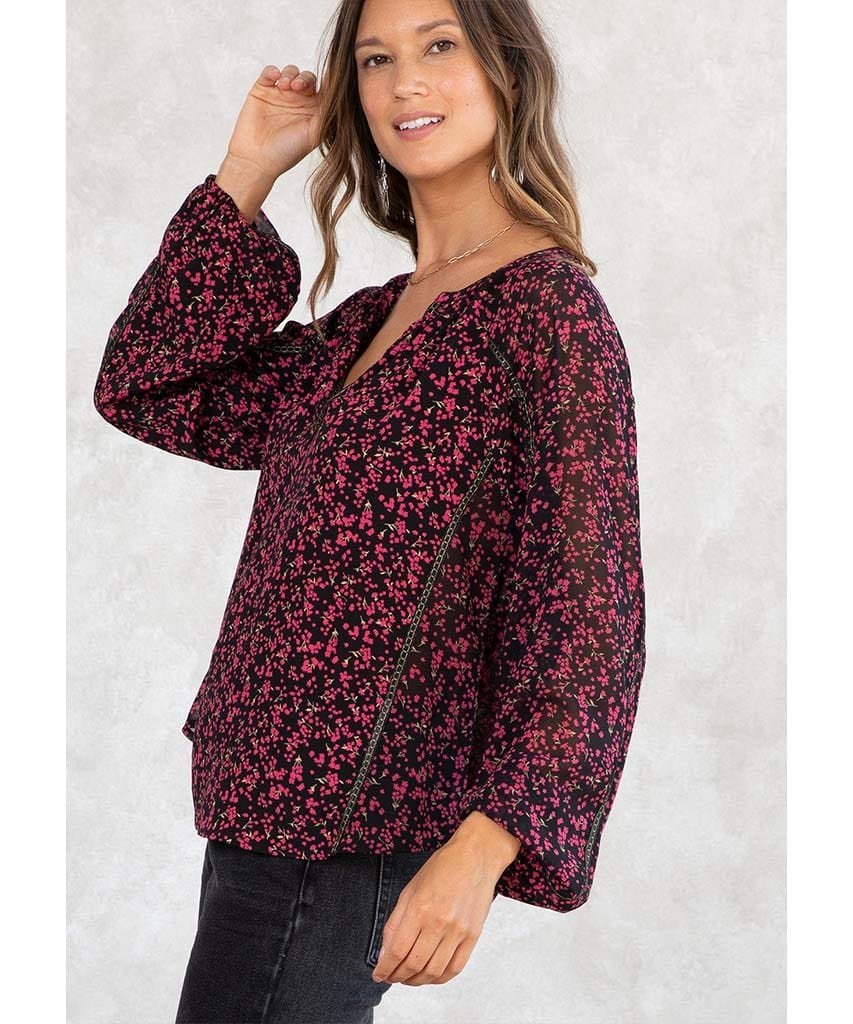 Belladonna Top Black Raspberry - miamidrugpossession