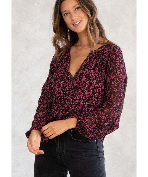 Belladonna Top Black Raspberry - miamidrugpossession